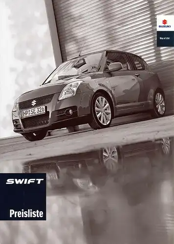 Suzuki - Swift - Prospekt+Preise - 04/09 - Deutsch - nl-Versandhandel