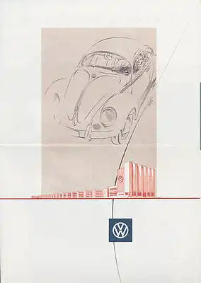 VW - Käfer - Prospekt  - 1952  -  Deutsch - nl-Versandhandel