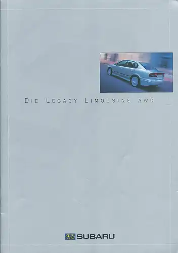 Subaru - Legacy Limousine AWD - Prospekt  - 11/1999 - Deutsch - nl-Versandhandel