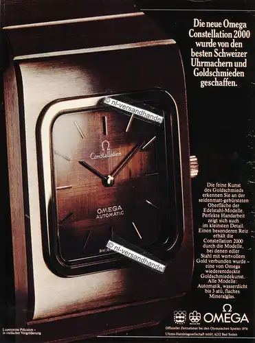 Omega-Constellation-1976-Reklame-Werbung-genuine Advertising- nl-Versandhandel