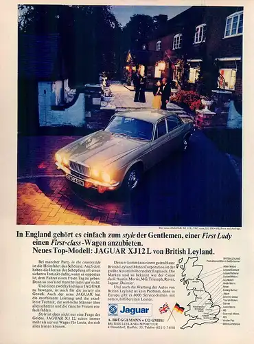 Jaguar-XJ-12-L-1973-Reklame-Werbung-genuineAdvertising - nl-Versandhandel