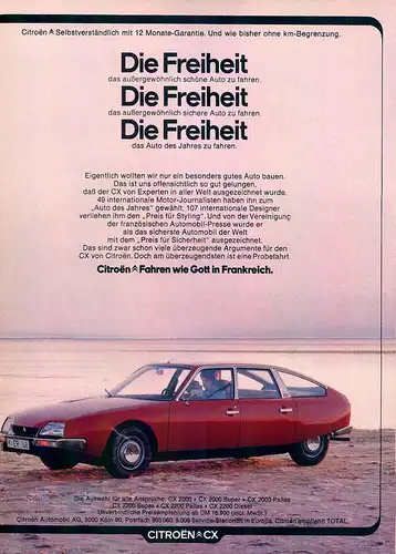 Citroen-CX-1975-Reklame-Werbung-genuineAdvertising-nl-Versandhandel
