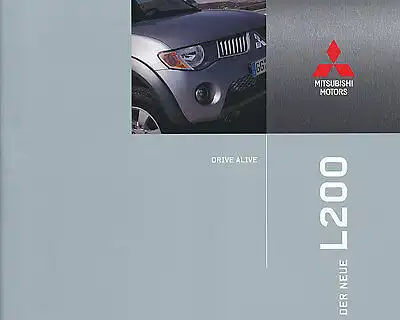Mitsubishi - L200 -  Doppelkabine - Prospekt  - 03/ 2006 -   nl-Versandhandel