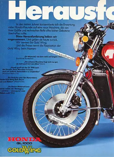 Honda-GoldWing-1975-Reklame-Werbung-genuine Advertising -nl-Versandhandel 