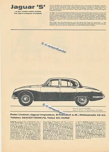 Jaguar-S-PeterLindner-64-Reklame-Werbung-genuine Advertising - nl-Versandhandel 