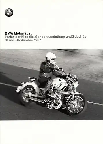BMW - Motorräder - Preisliste - Deutsch - 09/1997 -    nl-Versandhandel