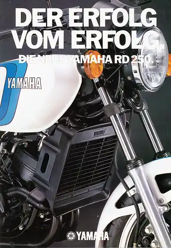 Yamaha - RD 250 - Prospekt  - 1980 -  Deutsch - nl-Versandhandel