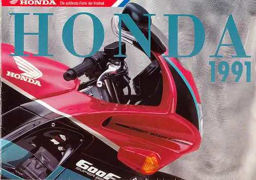 Honda - Motorrad-Programm - 1991 - Deutsch - nl-Versandhandel