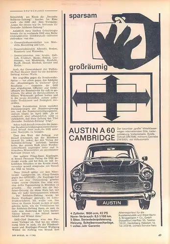 Austin-A60-Cambridge-1963-Reklame-Werbung-genuineAdvertising-nl-Versandhandel