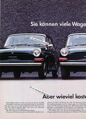 VW-1600-1970-Reklame-Werbung-genuine Advertising-nl-Versandhandel 