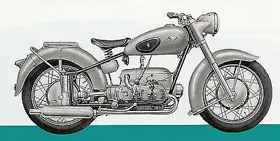 Zündapp - KS 601 - Grüner Elefant - Prospekt - 1953 - Deutsch - nl-Versandhandel