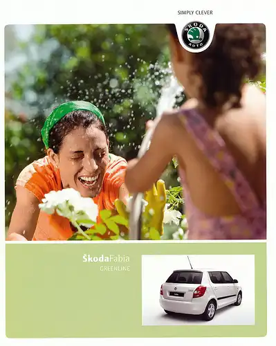 Skoda - Fabia - Greenline - Prospekt - 07/08 - Deutsch - nl-Versandhandel