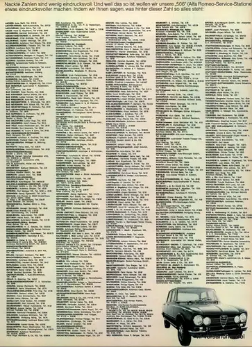 ALFA ROMEO-SERVICE-1971-Reklame-Werbung-genuine Ad-La publicité-nl-Versandhandel
