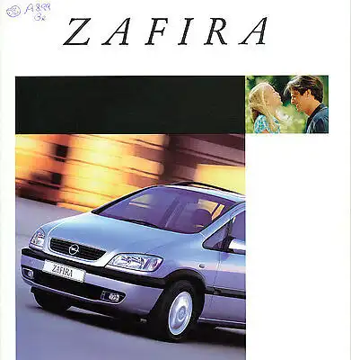Opel - Zafira  - Prospekt - 02/1999 - Deutsch - nl-Versandhandel