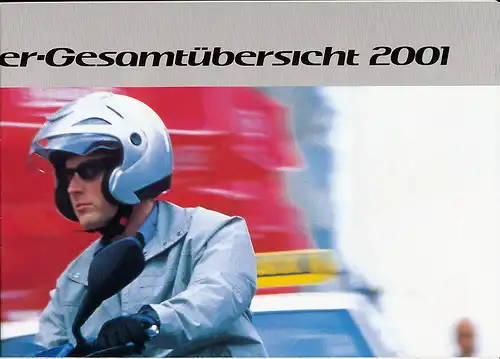 Yamaha - Roller - Gesamtprogramm - Prospekt - 2001 -  Deutsch - nl-Versandhandel