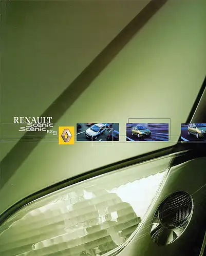 Renault  - Scenic - RX4 -  Prospekt  - 08/2001  -  Deutsch - nl-Versandhandel