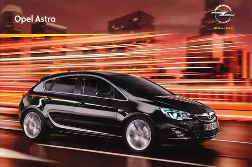 Opel - Astra  -  Prospekt -  08/09 - Deutsch - nl-Versandhandel