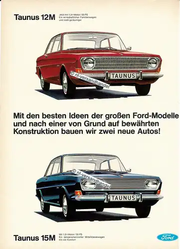 Ford-12M-15M-1967-Reklame-Werbung-genuine Advertising-nl-Versandhandel