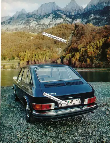VW-411-1969-Reklame-Werbung-genuine Advertising - nl-Versandhandel 