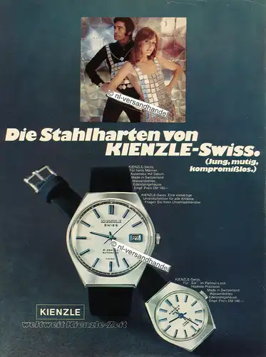Kienzle-Duo-Time-1970-Reklame-Werbung-genuine Advertising-nl-Versandhandel