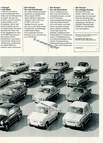 Fiat 127 - 1971 Werbung