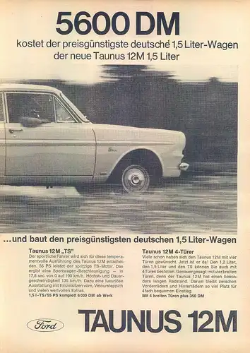 Ford-Taunus-12M-III-1963-Reklame-Werbung-genuineAdvertising-nl-Versandhandel