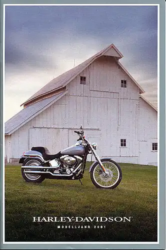 Harley Davidson -  Modellangebot - Prospekt  - 2001- Deutsch - nl-Versandhandel