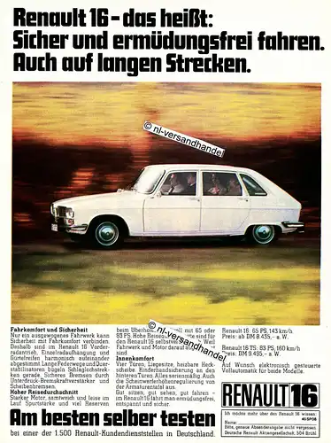 Renault 16 - R16 -  1971