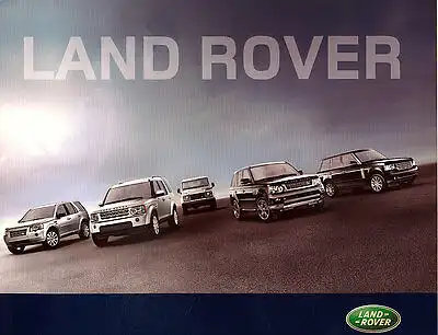Land Rover - Fahrzeug - Programm - Prospekt  - 2009 - Deutsch - nl-Versandhandel