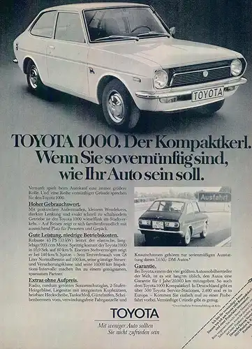 Toyota-1000-1975-Reklame-Werbung-genuineAdvertising-nl-Versandhandel