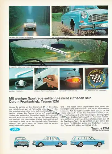 Ford-12M-1965-Reklame-Werbung-genuine Advertising - nl-Versandhandel 