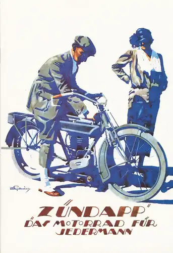 Zündapp - Motorrad-Prospekt  - 1922  - Deutsch -     nl-Versandhandel