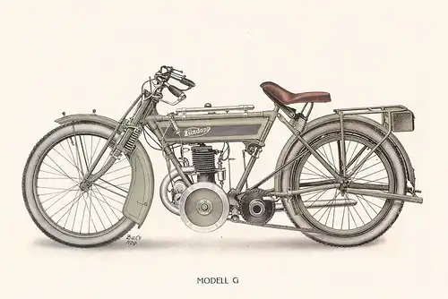 Zündapp - Motorrad-Prospekt  - 1922  - Deutsch -     nl-Versandhandel