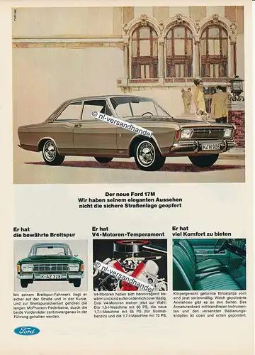 Ford-17M-20M-1967-Reklame-Werbung-genuine Advertising-nl-Versandhandel 