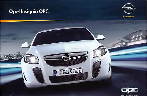 Opel - Insignia OPC  -  Prospekt -  07/09 - Deutsch - nl-Versandhandel