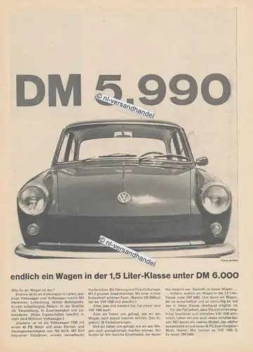 VW-1500-03-1963-Reklame-Werbung-genuine Advertising-nl-Versandhandel