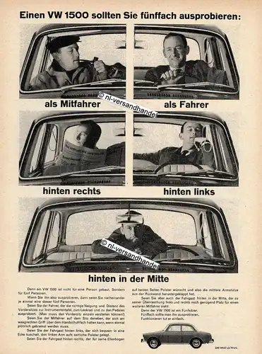 VW-1500-01-1963-Reklame-Werbung-genuine Advertising-nl-Versandhandel