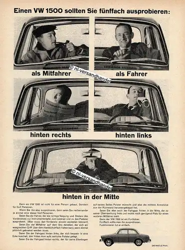 VW-1500-01-1963-Reklame-Werbung-genuine Advertising-nl-Versandhandel 
