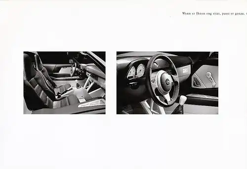 Opel - Speedster  -  Prospekt  - 01/2000 - Deutsch - nl-Versandhandel
