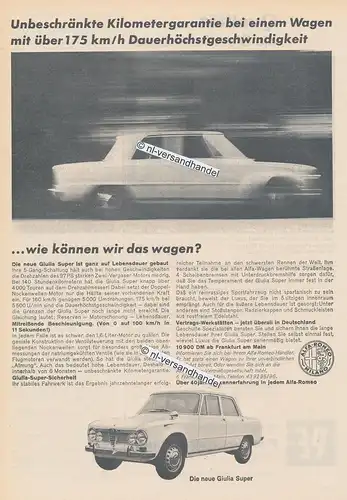 Alfa-Romeo-Giulia-1966-Reklame-Werbung-genuine Advertising -nl-Versandhandel