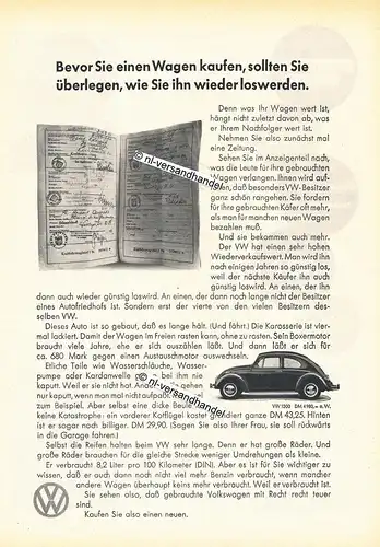 VW-Käfer-1966-Reklame-Werbung-genuine Advertising -nl-Versandhandel
