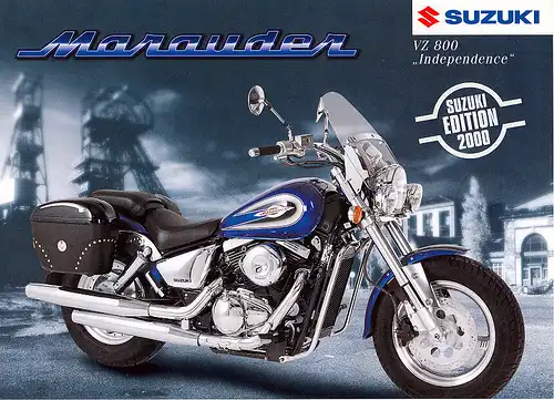 Suzuki - VZ 800 - Independence - Prospekt -12/99 - Deutsch - nl-Versandhandel