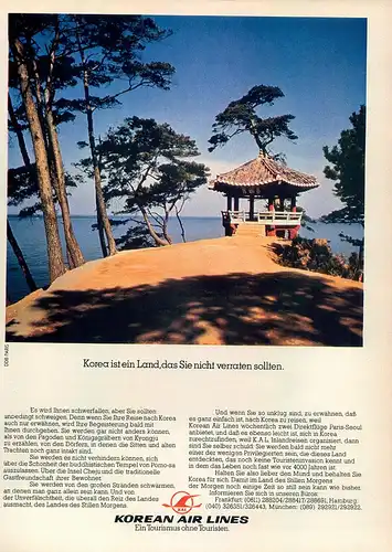 Korean-Air-Lines-1976-I-Reklame-Werbung-airline print ad-Aerolíneas Publicidad