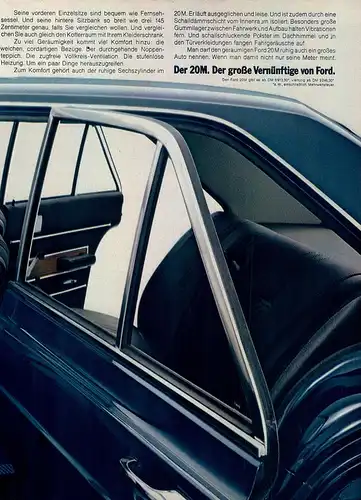 Ford-20M-1969-Reklame-Werbung-vintage print ad-Publicidad