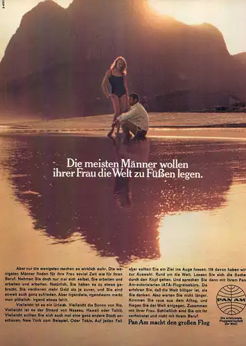 Pan-American-Airline-1969-Reklame-Werbung-vintage print ad-Publicidad 