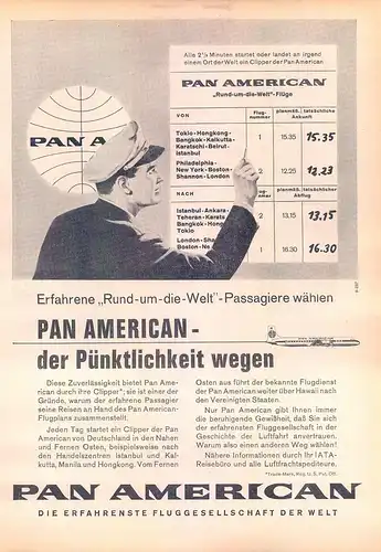 Pan American-1959-Reklame-Werbung-vintage print ad-Publicidad