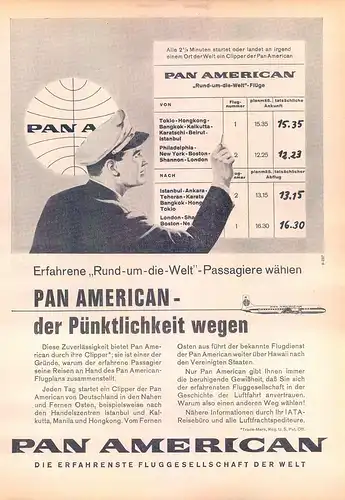 Pan American-1959-Reklame-Werbung-vintage print ad-Publicidad 