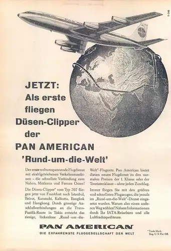 PanAm-707-Clipper-1959-Reklame-Werbung-vintage print ad-Publicidad 