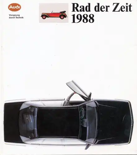 Audi  -  Rad der Zeit - Audi Buch von 1988  -  Deutsch -  nl-Versandhandel