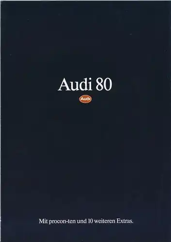 Audi 80 - procon-ten -  September 1988